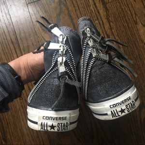 COPY - Triple Zipper Denim Chuck Taylor’s